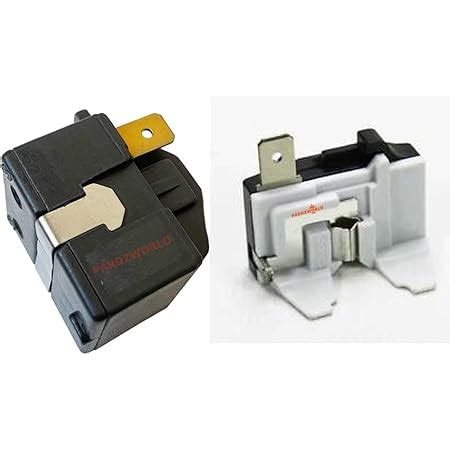 PARDZWORLD Compressor Relay (3 Pin) + Overload Protector Suitable for ...