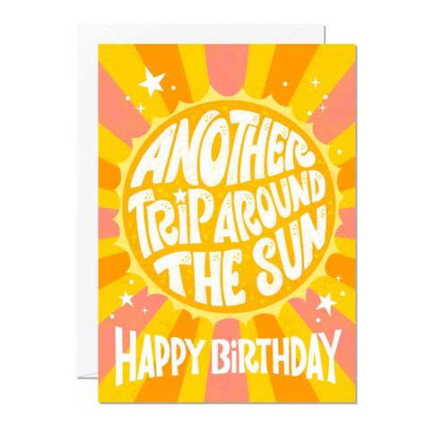 Another Trip Around The Sun Birthday Card | Common Joys Singapore