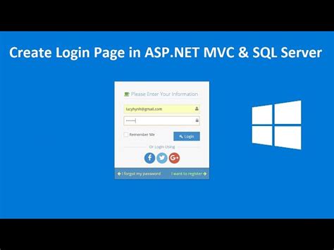 Simple User Registration Form Using Stored Procedure in Asp.net MVC 的图像结果