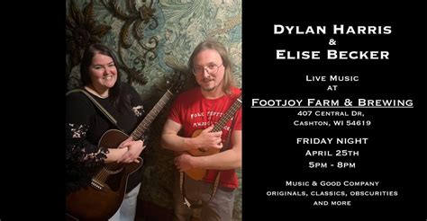 Singer/Songwriter night featuring Elise Becker with Dylan Harris, 407 ...