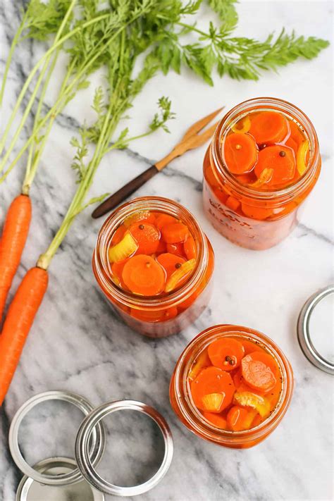 Easy Quick Pickled Carrots Recipe l a farmgirl's dabbles