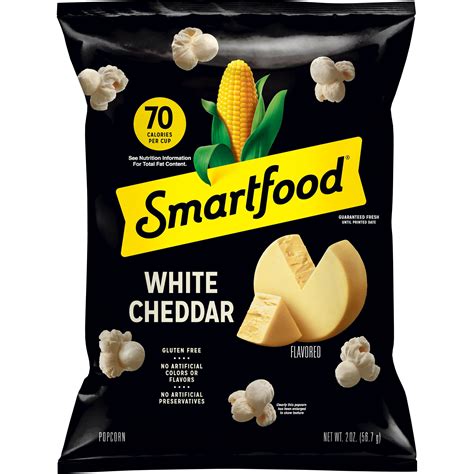 Smartfood Popcorn White Cheddar 2 Oz - Walmart.com