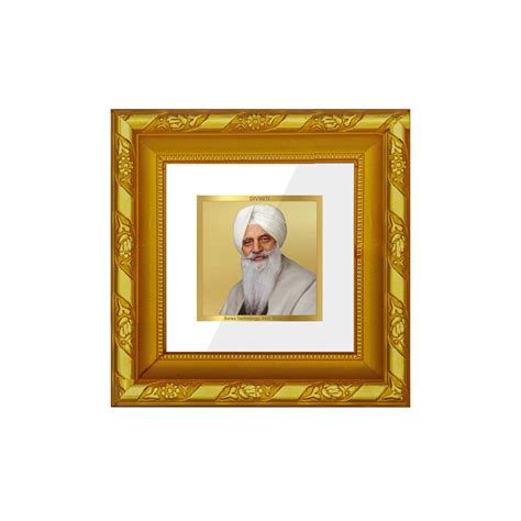 DIVINITI 24K Gold Plated Radha Swami Spiritual Photo Frame For Home De ...