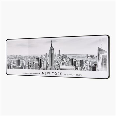 Buy Aura City Wooden New York Print Picture Frame - 60x20cm from Home ...