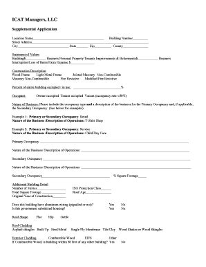 Fillable Online ICAT Supp App.docx Fax Email Print - pdfFiller