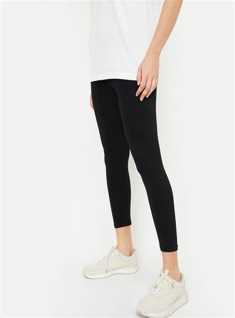 Buy Women Solid Ankle Length Leggings - Pack of 2 Online at just Rs ...