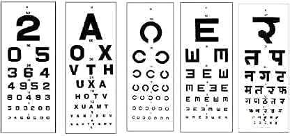 Sugra Distance Vision Eye Test Chart Optometry And Ophthalmology ...