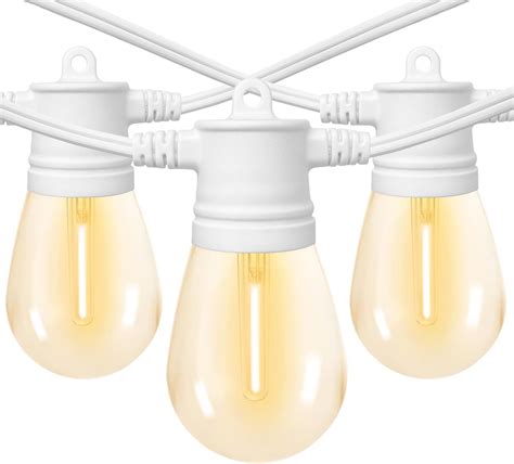 Amazon.com: SUNTHIN White Outdoor String Lights, 96FT White Patio ...