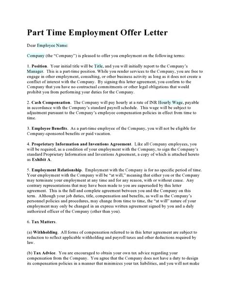 Offer Letter 的图像结果