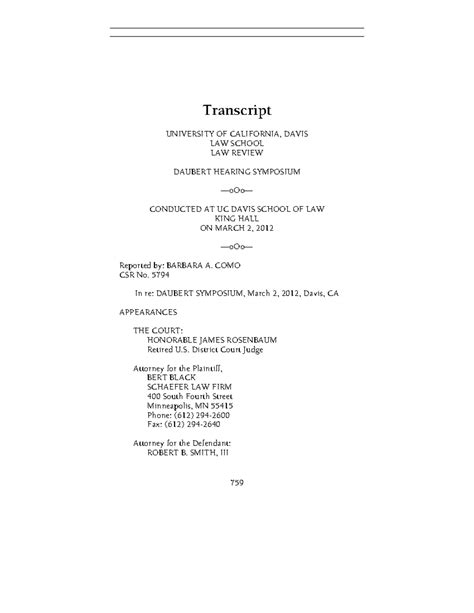 46-3 transcript - xxx - 759 Transcript UNIVERSITY OF CALIFORNIA, DAVIS ...
