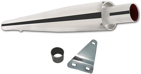 Red Rooster Performance Matte Exhaust for Royal Enfield Thunderbird 350 ...