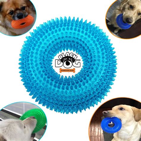 Buy BLACK DOG Chew Spike Ring Toys for Teething (Best Toys for Your ...