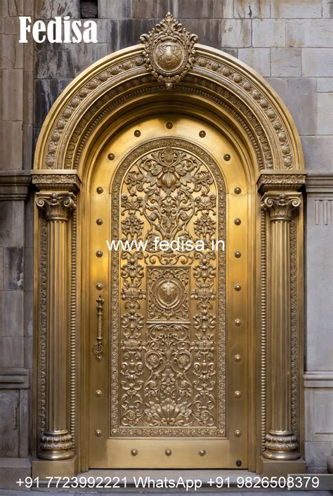 Brass Balcony Railing Design With Decorative Finish Concrete Stairs ...