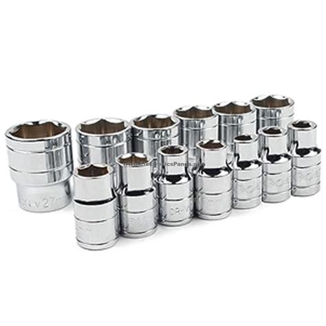 8, 10, 11, 12, 13, 15, 20mm Chrome Vanadium Steel Socket AS308 – Star International