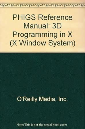 PHIGS Reference Manual: 3D Programming in X (X Window System S ...