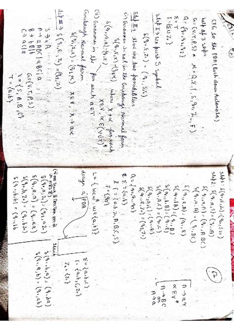 3 step process for CFG to PDA conversion - Tafl 2 notes - Studocu