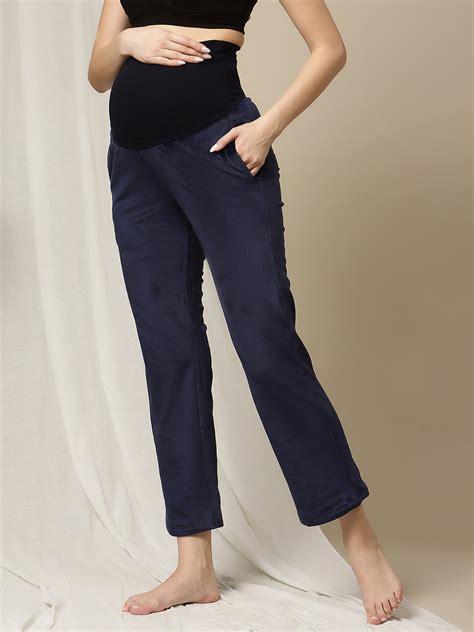 Buy Maternity Winter Pants - Navy Blue