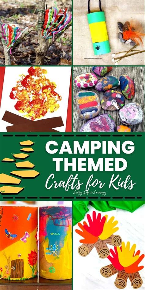 Kids Camping Crafts 的图像结果