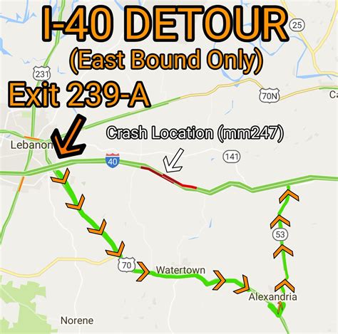 I 40 Map