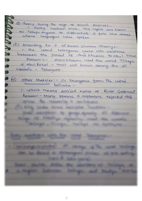 SOLUTION: Origin of word telangana handwritten notes - Studypool