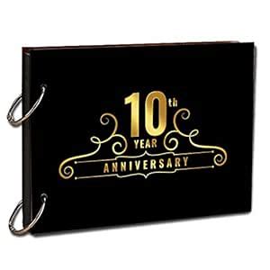 Buy Paper Pebbles Anniversary of 10th Year Scrap Book Size 8.5x6 inch ...