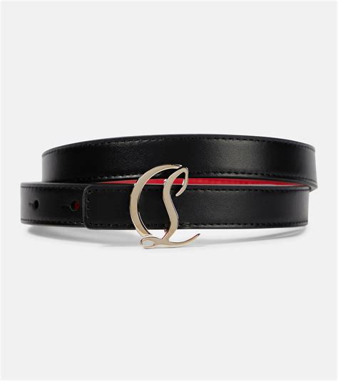 Christian Louboutin - Logo leather belt Christian Louboutin