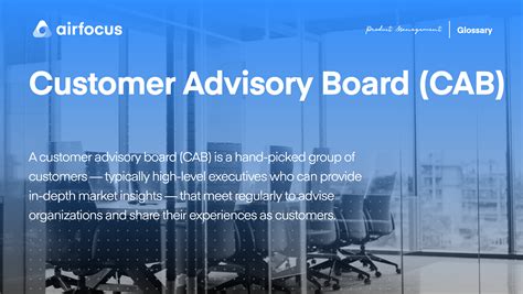 What is a Customer Advisory Board (CAB)? Definition & FAQ | airfocus ...