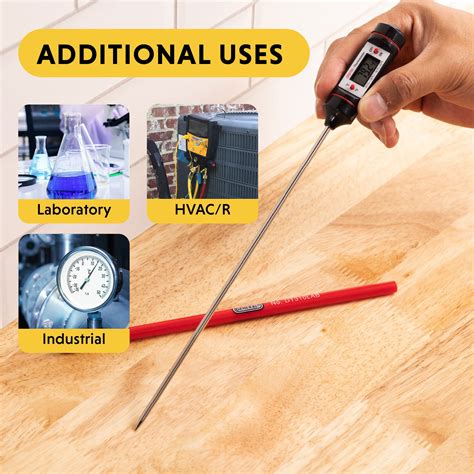 Snapklik.com : General Tools Digital Thermometer #DT310LAB, 8 Inch ...