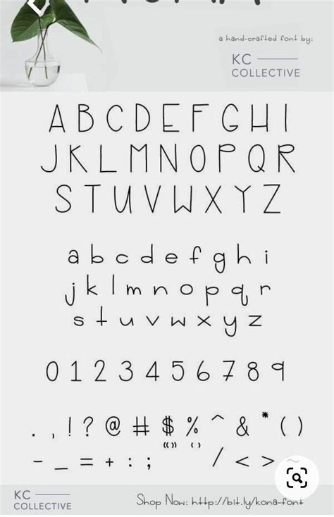 Pretty Fonts Alphabet | Cute Handwriting Fonts