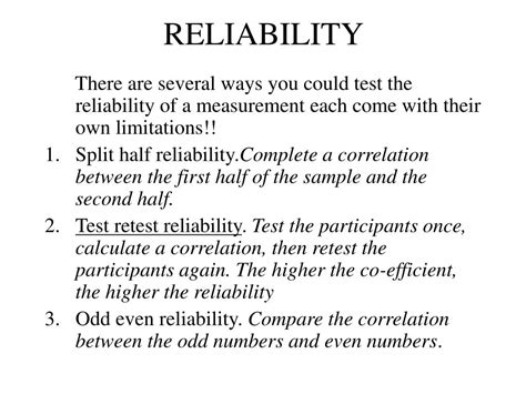 Image result for Test of Reliability in Statistics