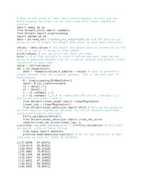 Lab 6 Linear regression cross validation bootstrap - Here we are going ...
