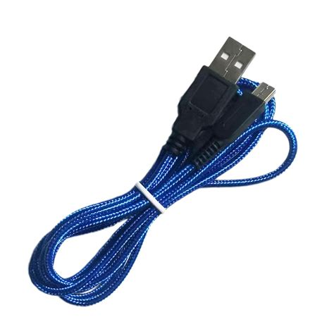 Braided 5FT USB Charger Cable for 3DS Power Charging Lead Compatible ...