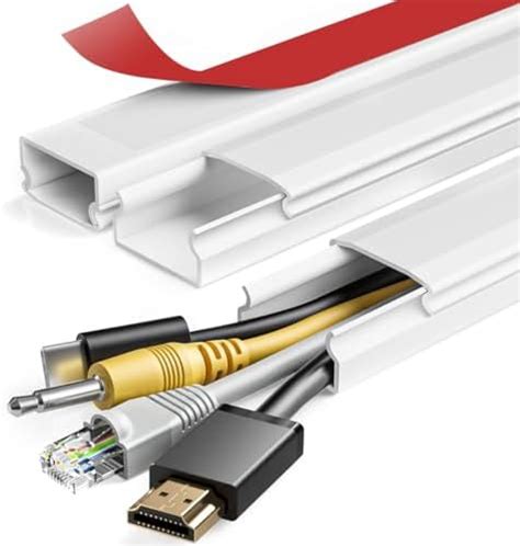 Serplex® 3Pcs Cord Hider 15.7 inches Connectable Cable Hider, One-Cord ...