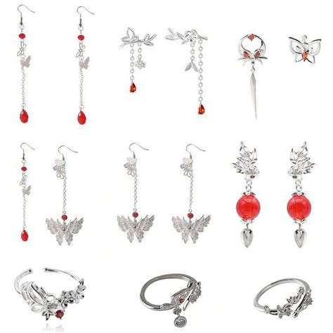 Anime Tianguan Blessing Cosplay Huacheng Xie Lian Couple Rings Tassel ...