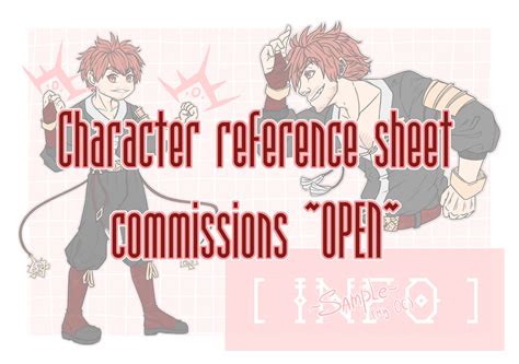 OC reference sheet commissions | OPEN by DannyelGray on DeviantArt