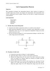 Image result for Superposition Theorem Lab Experiment