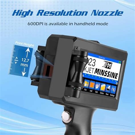 Handheld Printer | MS-Z10 Portable Handheld Printer Gun for Any Surface ...