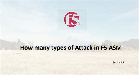 How many types of Attack in F5 ASM