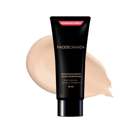 Buy FACES CANADA Weightless Matte Finish Foundation - Beige, 15ml ...