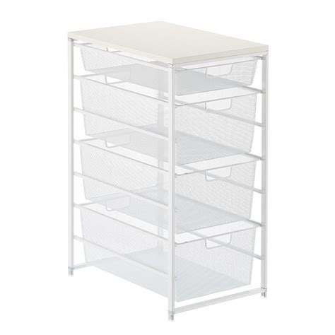 Elfa White Mesh Closet Drawers | The Container Store | Closet drawers, Drawers, Plastic storage ...