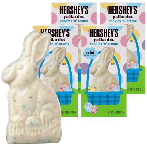 Chocolate Bunny Cookies N Creme Polka Dot Chocolate Easter Bunny ...
