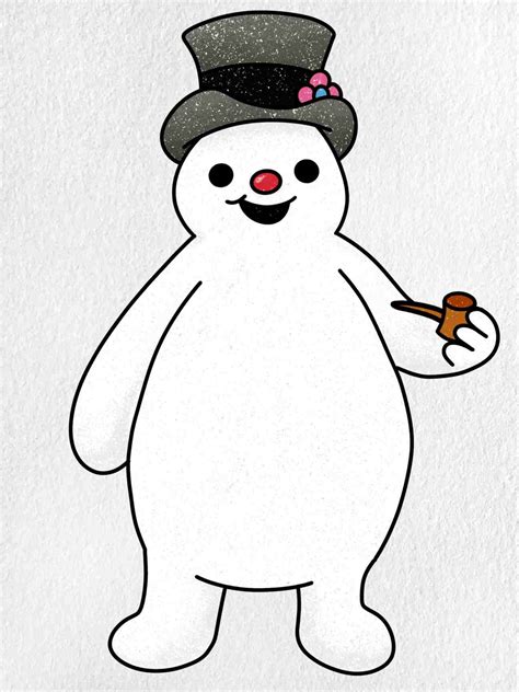Frosty the Snowman Drawing - HelloArtsy