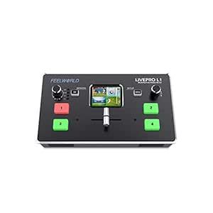 FeelWorld LIVEPRO L1 Multicamera Video Switcher with 4 x HDMI Inputs ...