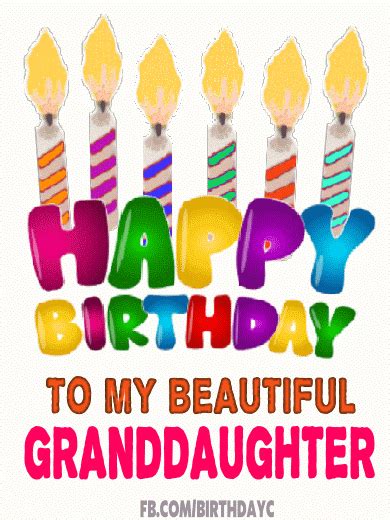 Happy Birthday Granddaughter images gifs | Birthday Greeting | birthday.kim