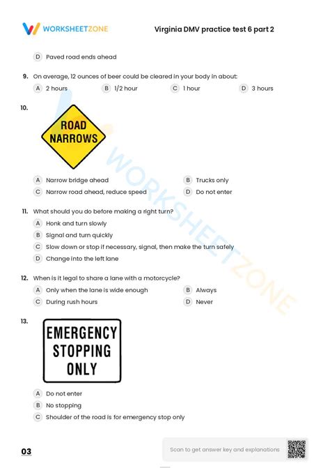 Image result for DMV Practice Test Print Out