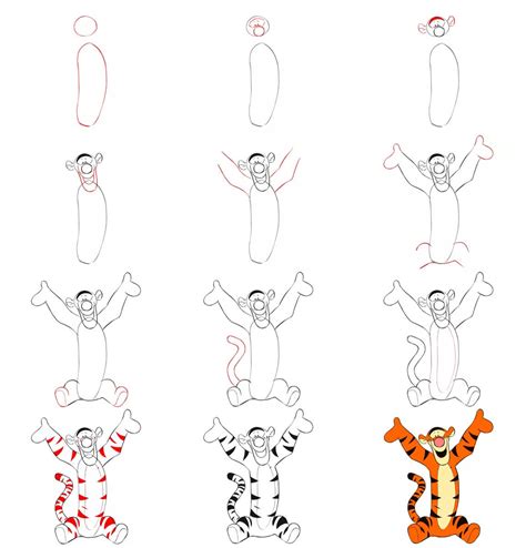 Image result for Easy Tigger Drawing