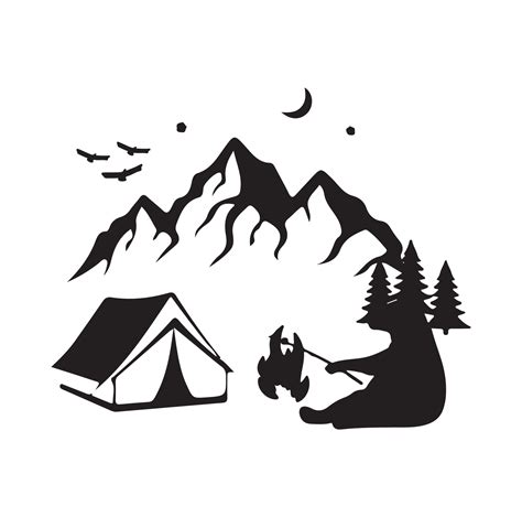 campaign hiking lighting for sale ebal Vector Art