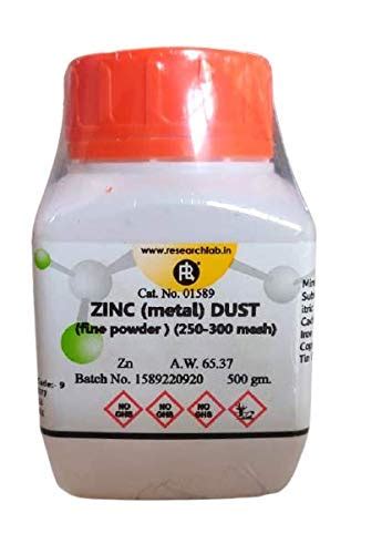 COLOROMA ZINC (Metal) DUST Extra Pure (Fine Powder) (250-300 Mesh) (500 ...