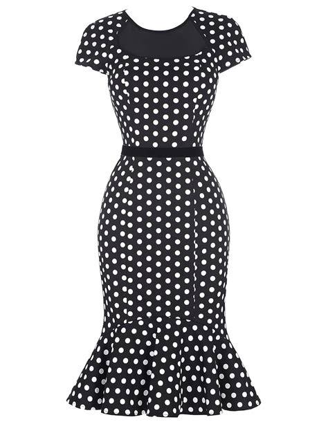 Vintage Polka Dot Dresses - Ditsy 50s Prints