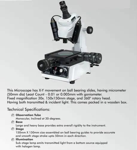 Metallurgical Microscopes - Inverted Trinocular Metallurgical ...